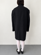 Load image into Gallery viewer, Charcol Wool Cashmere Coat M-L-XL