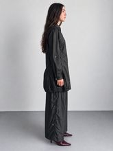 Load image into Gallery viewer, Vertigo Mercerized Black Midi Jacket