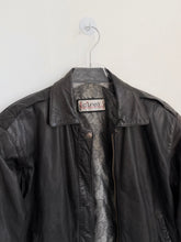 Load image into Gallery viewer, 90s Black Broken-In Bomber Jacket M