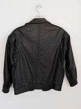 Load image into Gallery viewer, 90s Black Broken-In Bomber Jacket M