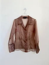 Load image into Gallery viewer, Tea Organza Blouse M-L