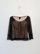 Load image into Gallery viewer, Y2K BCBG Mesh Layer Blouse S-M