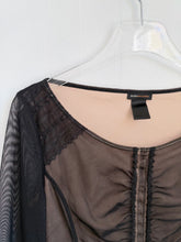 Load image into Gallery viewer, Y2K BCBG Mesh Layer Blouse S-M