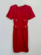 Load image into Gallery viewer, 80s Poppy Valentino Dress S