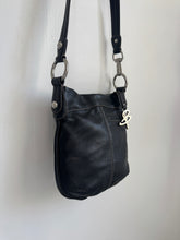 Load image into Gallery viewer, Black Leather Crossbody Purse