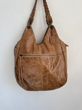 Load image into Gallery viewer, Fawn Distressed Braided Leather Bag